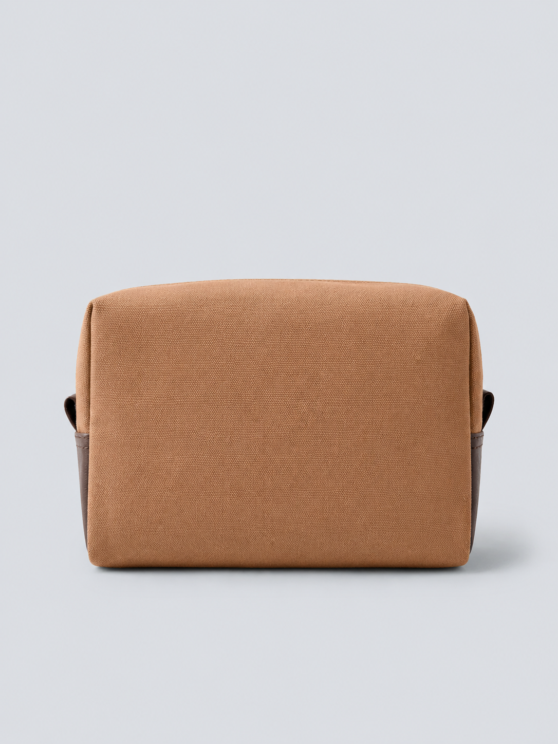 CAMEL CANVAS TOILETRY BAG