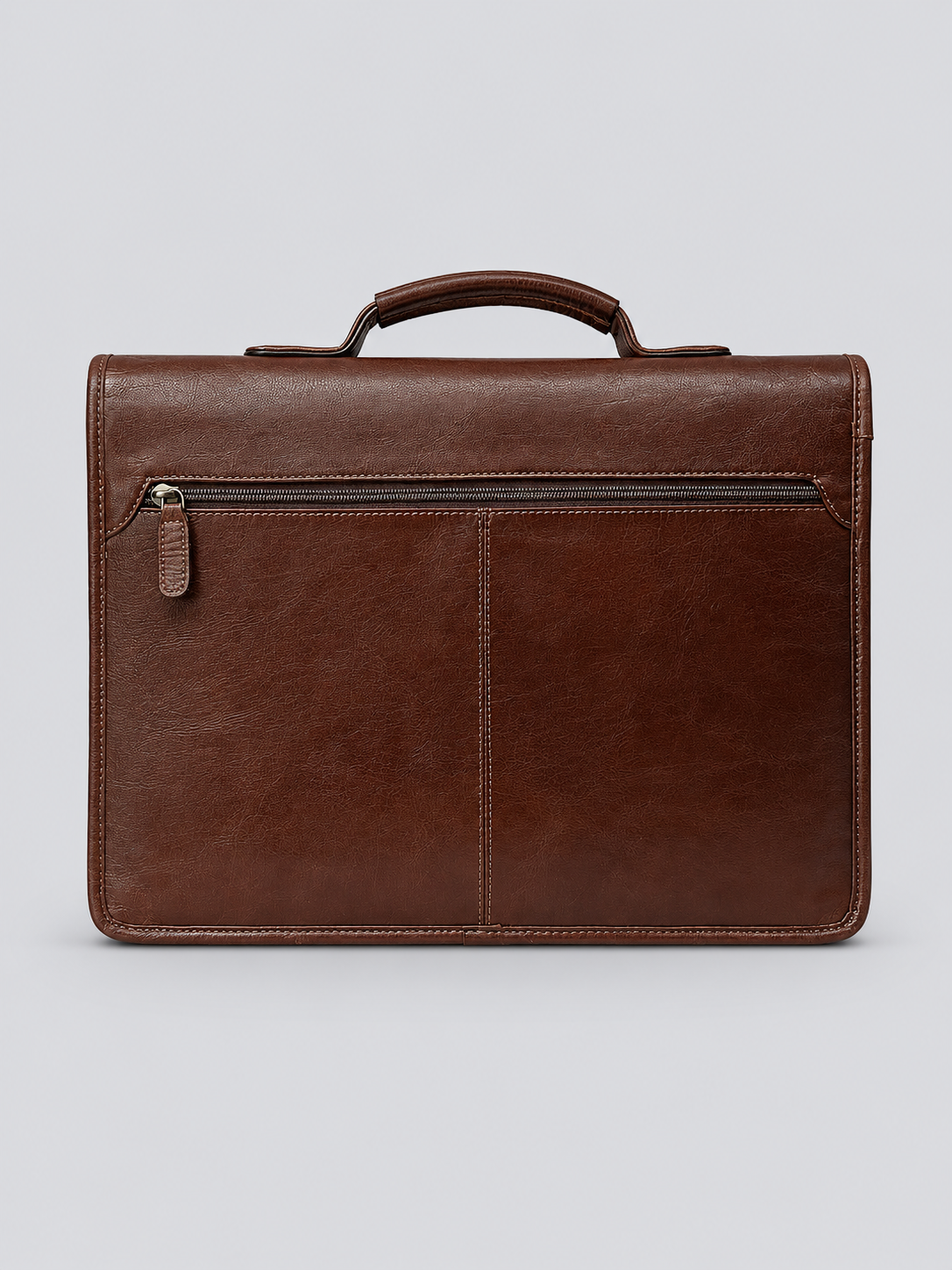 LEATHER BRIEFCASE WITH LOCK