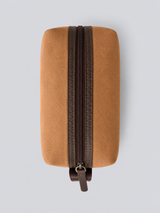 CAMEL CANVAS TOILETRY BAG