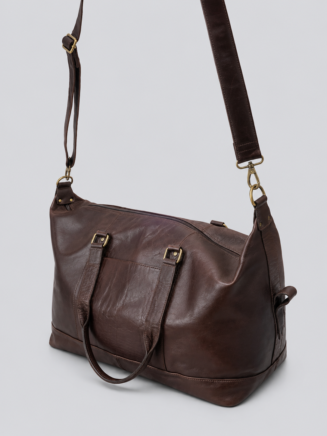 LARGE LEATHER HANDBAG
