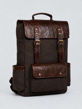 CANVAS + LEATHER BACKPACK