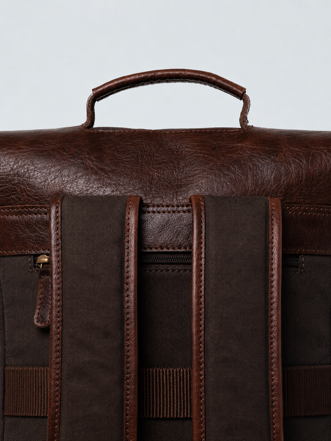 CANVAS + LEATHER BACKPACK