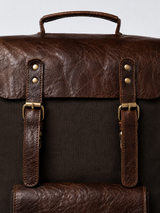 CANVAS + LEATHER BACKPACK