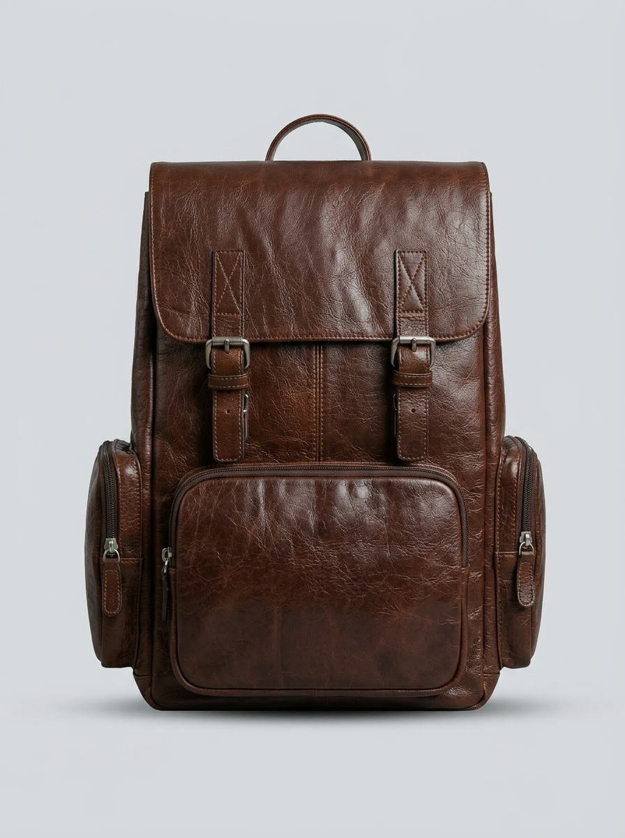 VINTAGE LEATHER BACKPACK