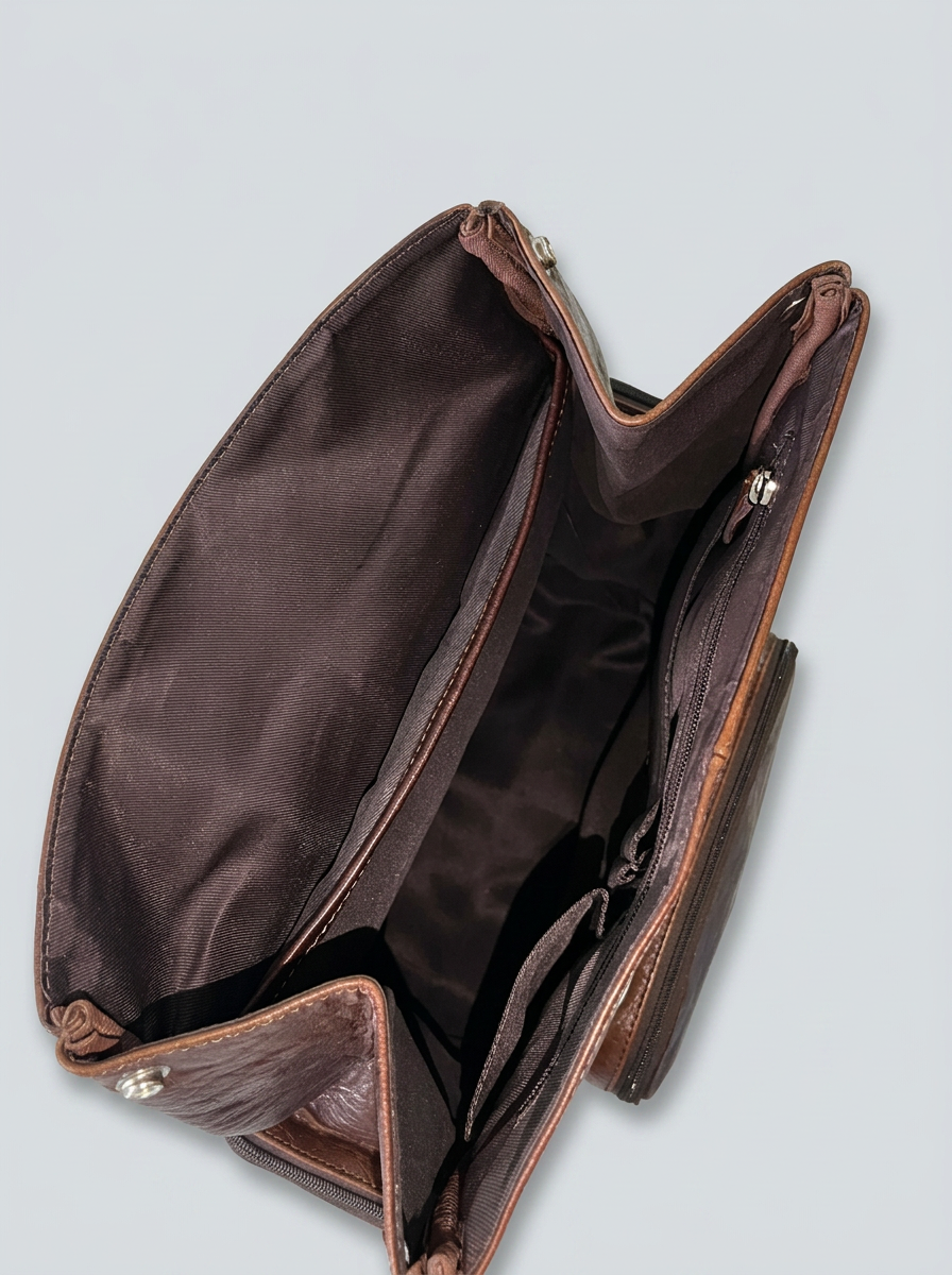 VINTAGE LEATHER BACKPACK