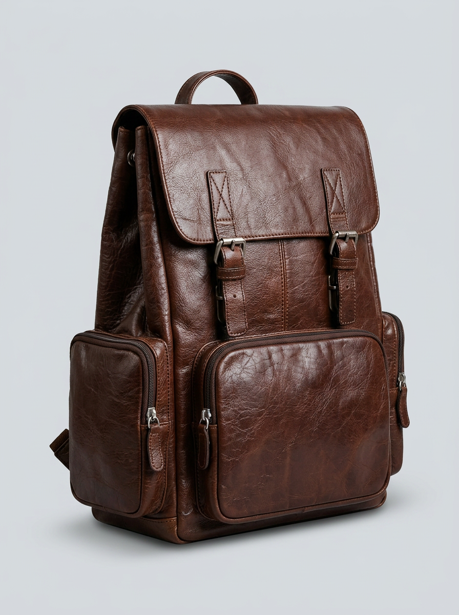 VINTAGE LEATHER BACKPACK
