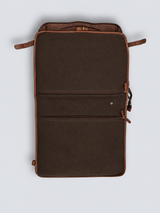 LEATHER TRAVEL GARMENT BAG